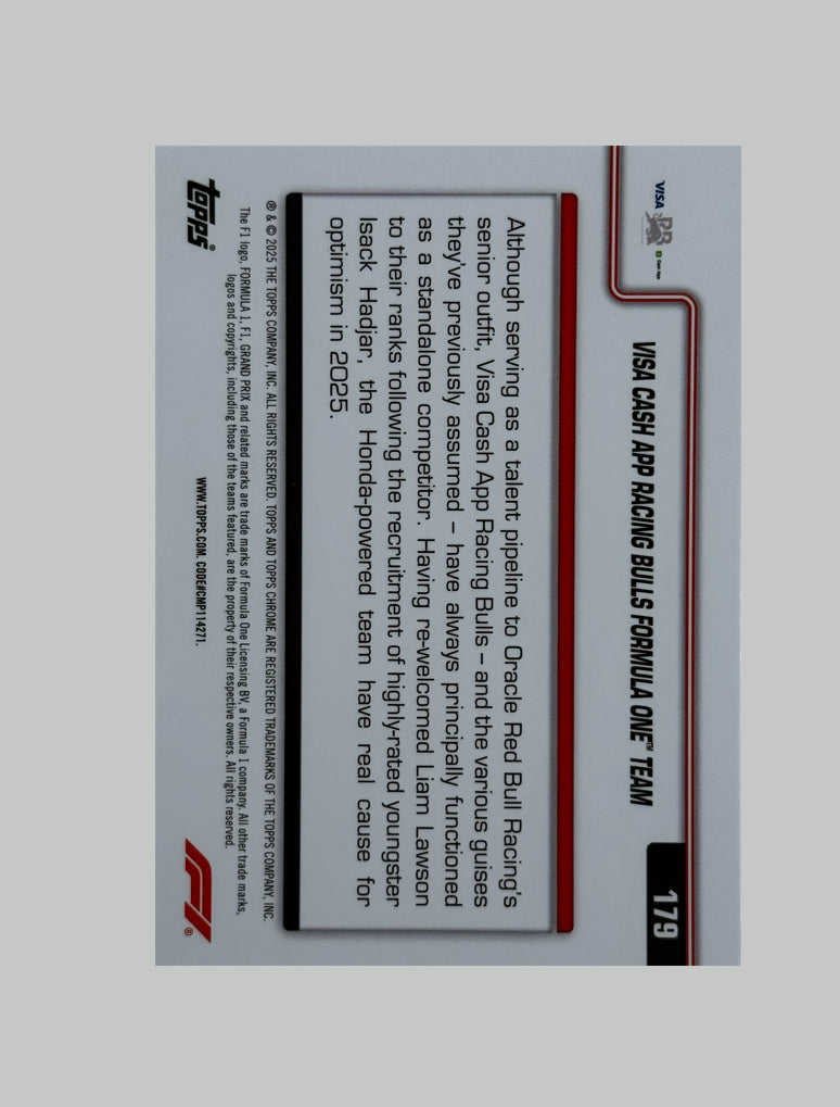 Topps Chrome F1 2025 Racing Bulls 14/99