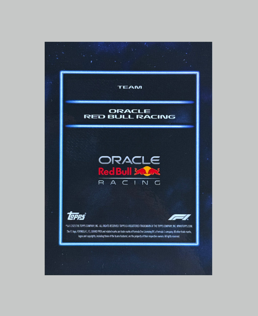 Topps F1 Lights Out 2025 Red Bull Racing 12/99