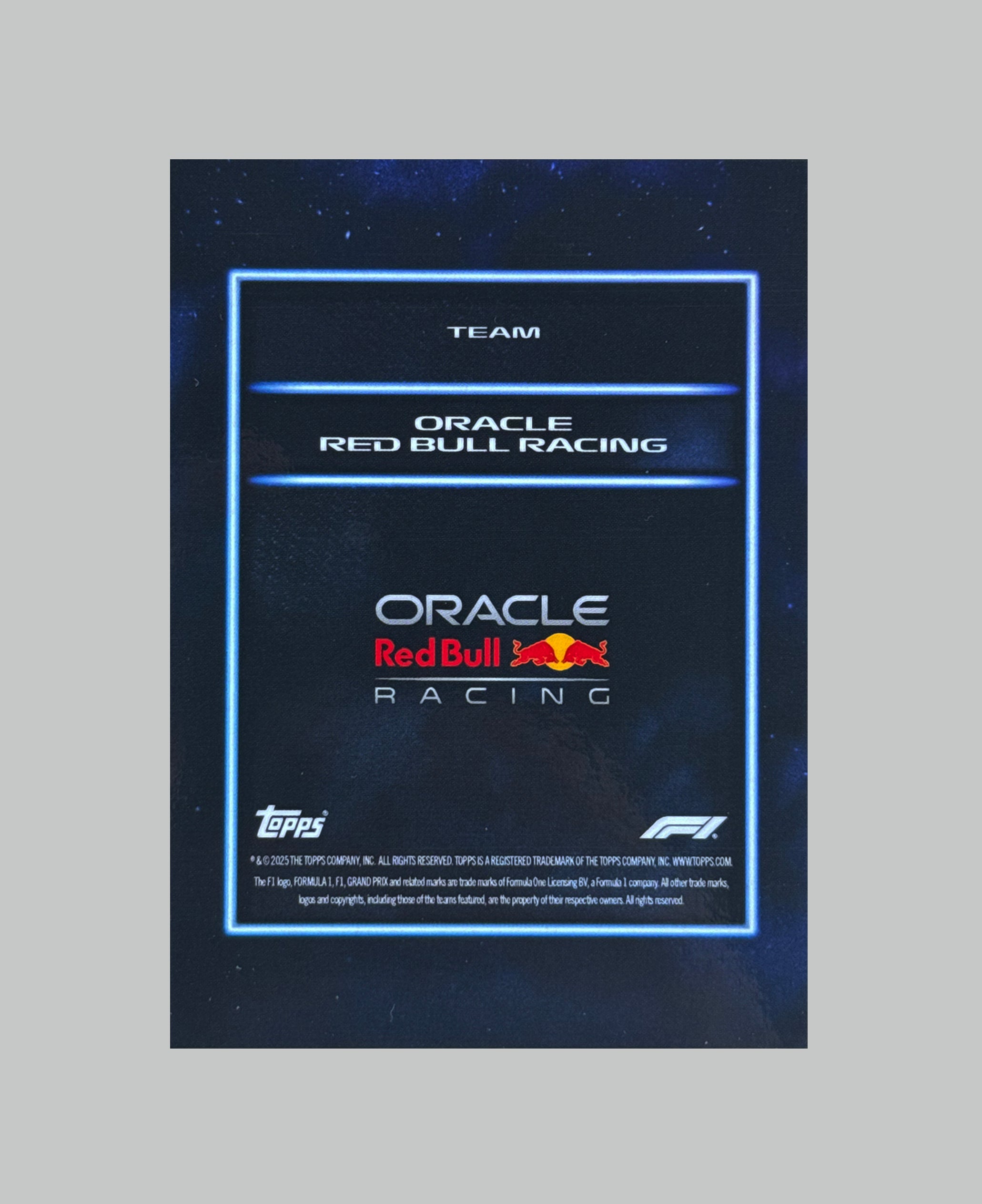 Topps F1 Lights Out 2025 Red Bull Racing 12/99