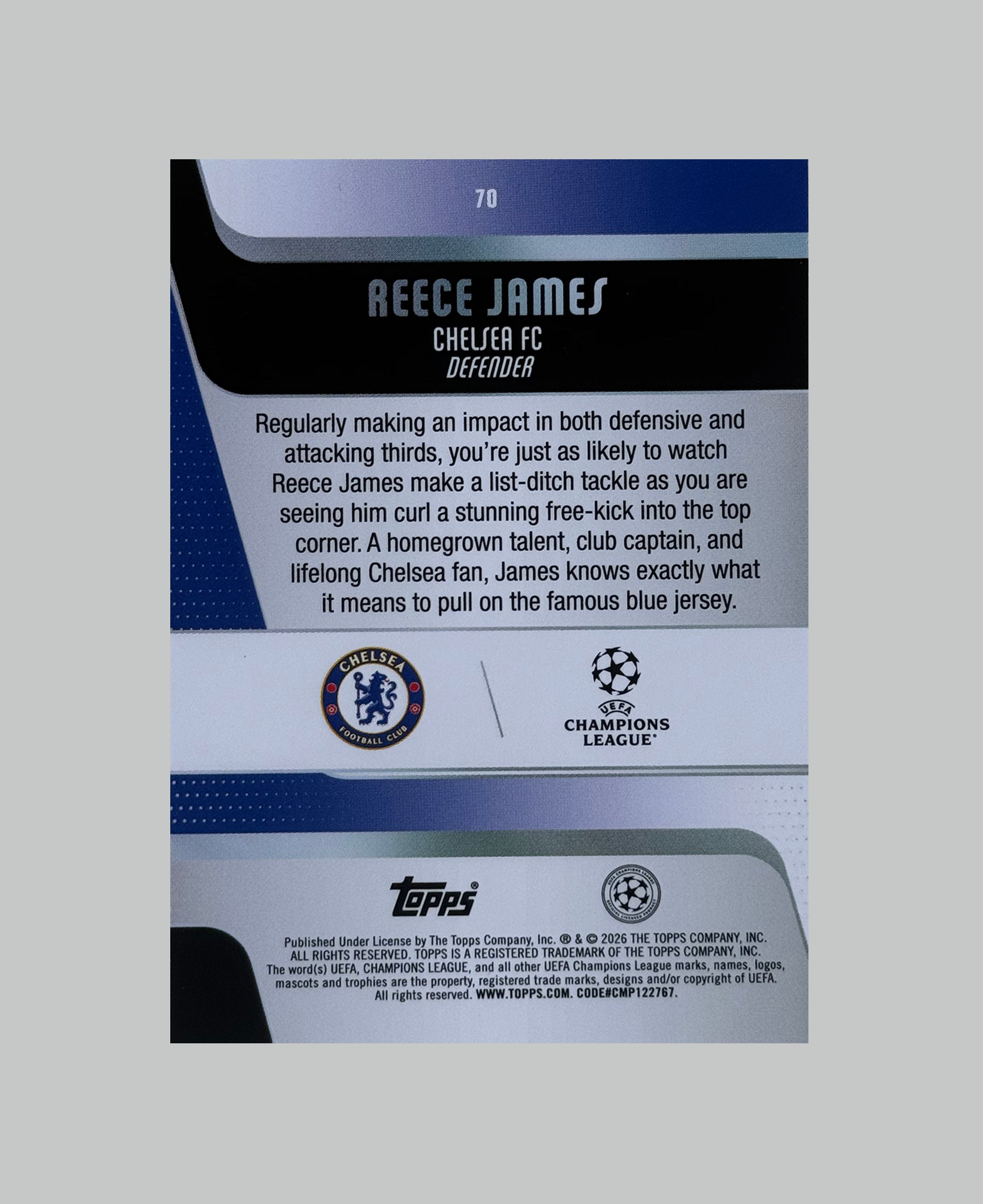 Topps UCC 2025-26 Reece James 147/250
