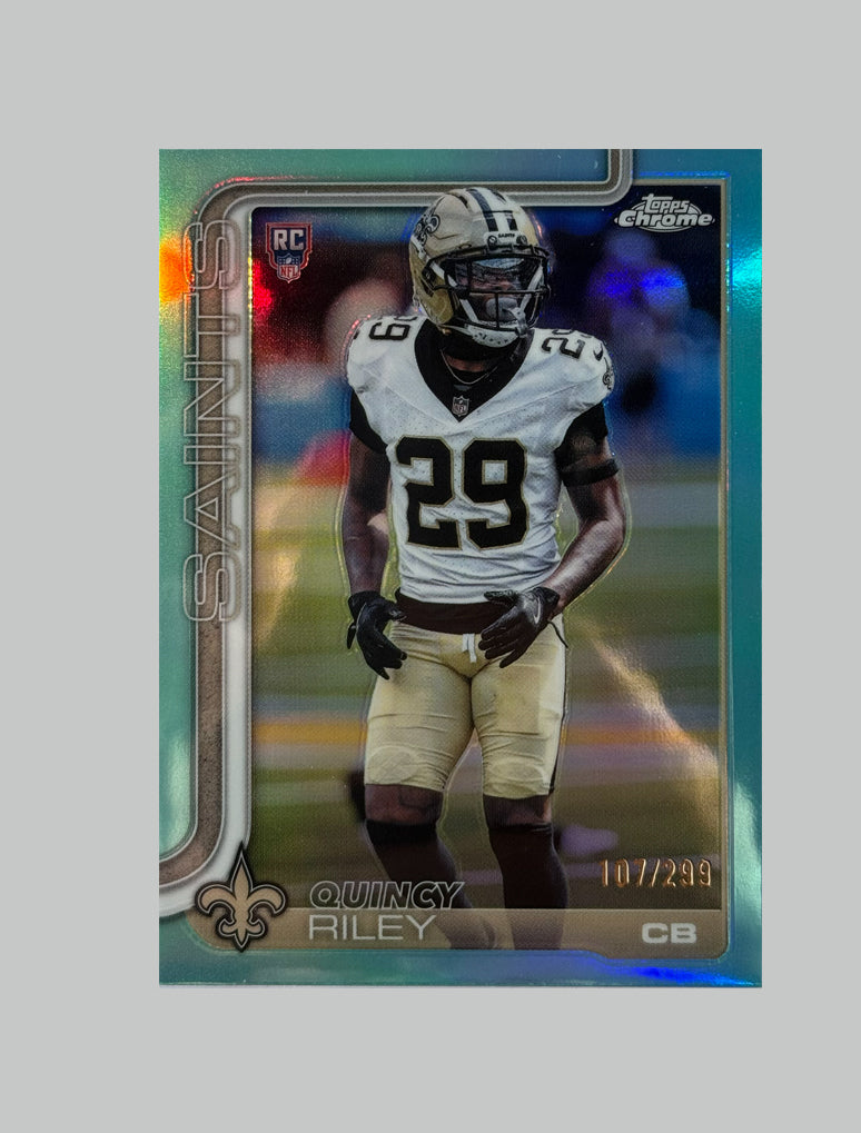 Topps Chrome NFL 2025 Quincy Riley (RC) 107/299
