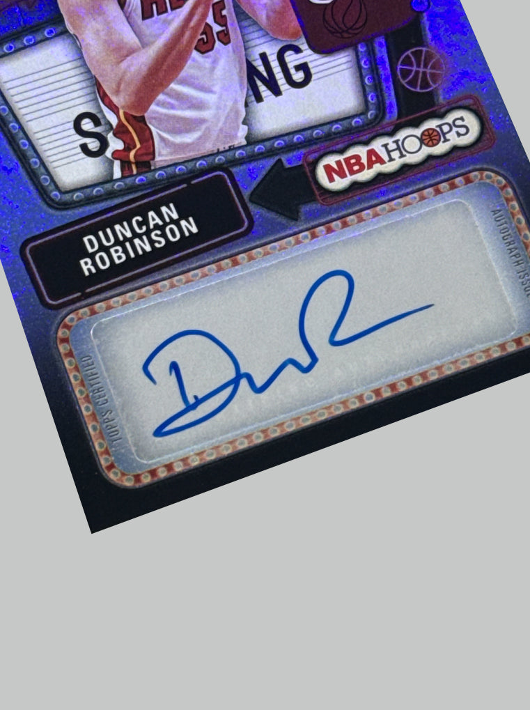 Topps NBA Hoops 2025-26 Duncan Robinson Auto