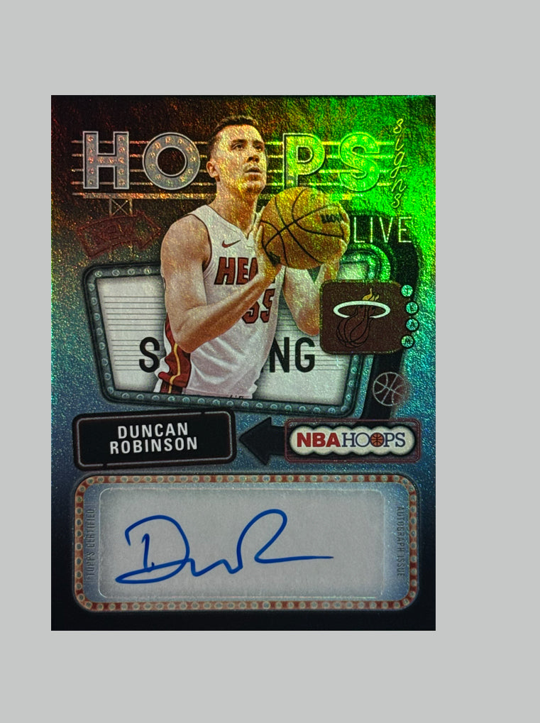 Topps NBA Hoops 2025-26 Duncan Robinson Auto