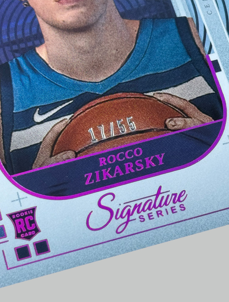 Panini Signature Series 2025-26 Rocco Zikarsky (RC) 17/55