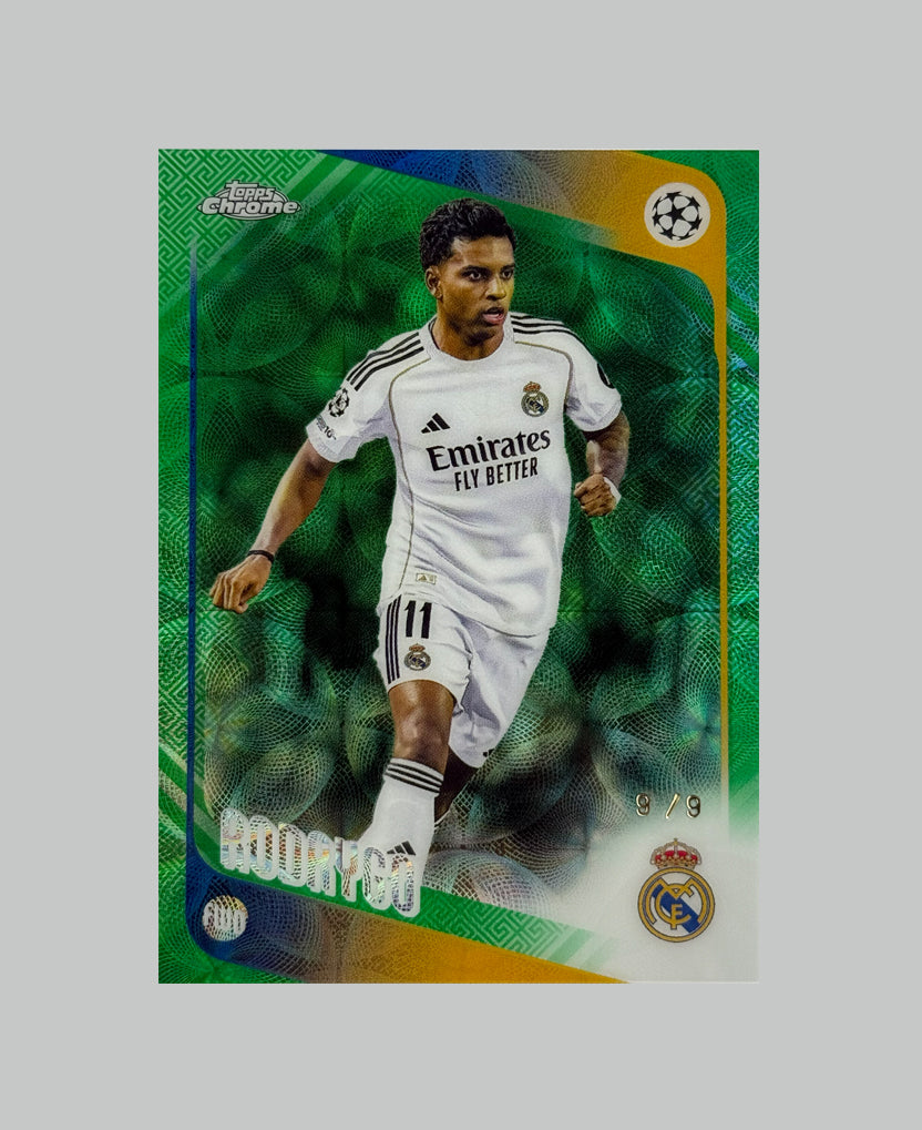 Topps Chrome UCC 2025-26 Rodrygo 9/9