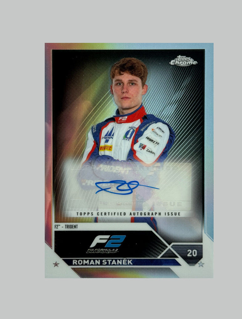 Topps Chrome F1 2023 Roman Stanek Auto