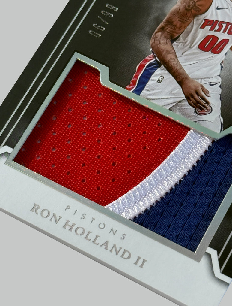 Panini Noir 2024-25 Ron Holland II (RC) 06/99 Relic