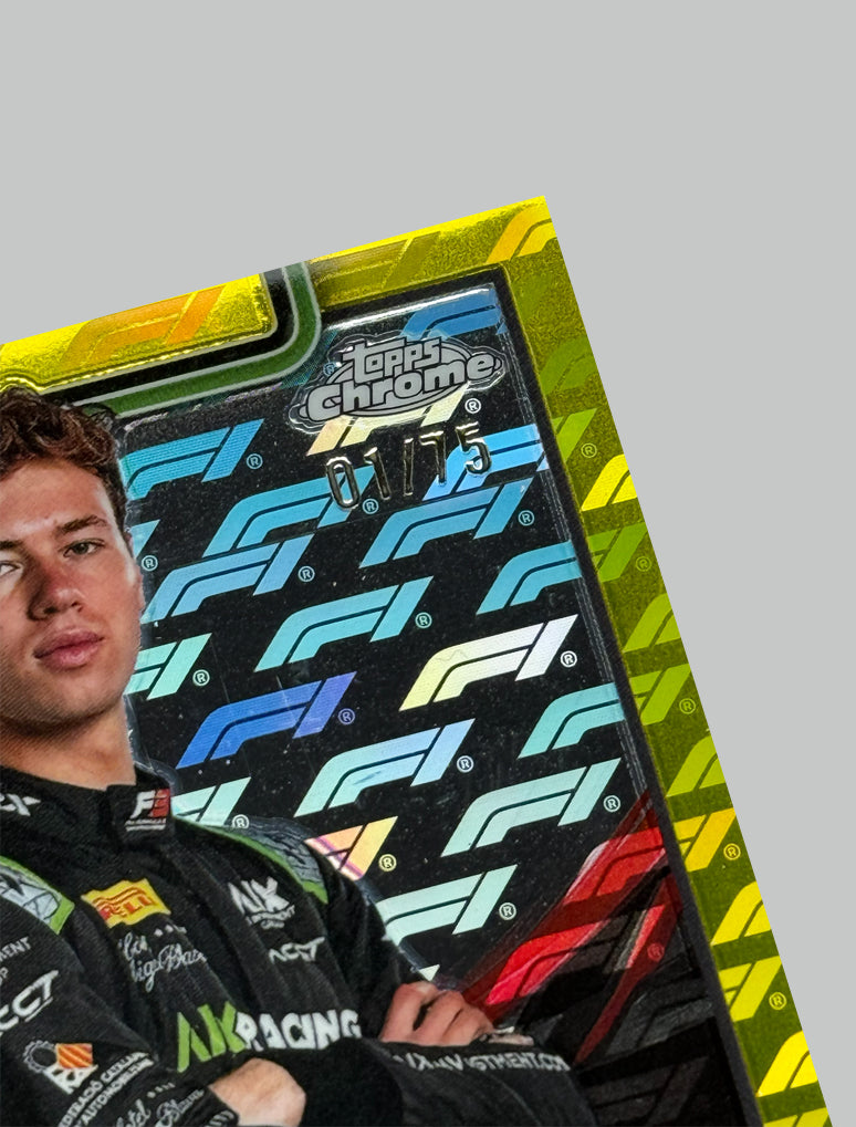 Topps Chrome F1 2025 Javier Sagrera 01/75 Logofractor
