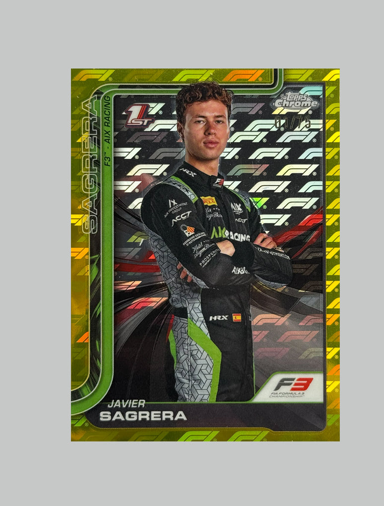 Topps Chrome F1 2025 Javier Sagrera 01/75 Logofractor