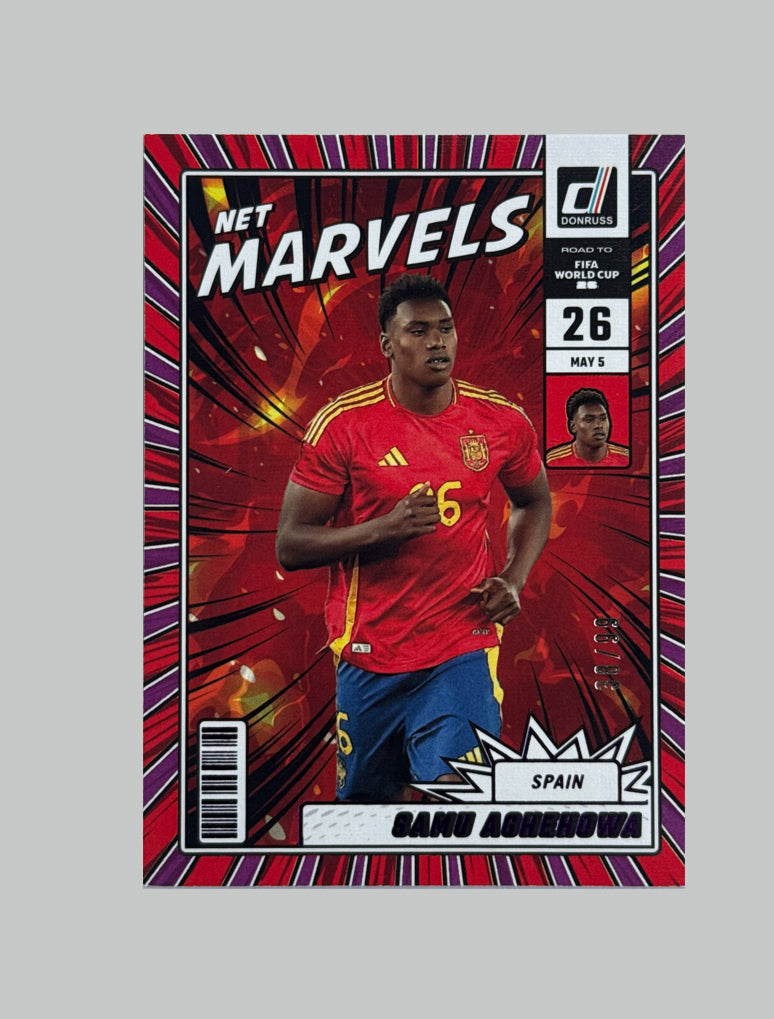 Panini Donruss Road to World Cup 2025-26 Samu Aghehowa Net Marvels 38/99
