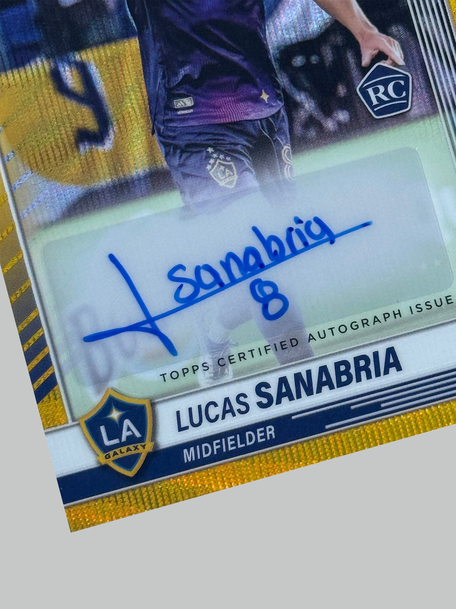 Topps Chrome MLS 2025 Lucas Sanabria (RC) Auto 46/50