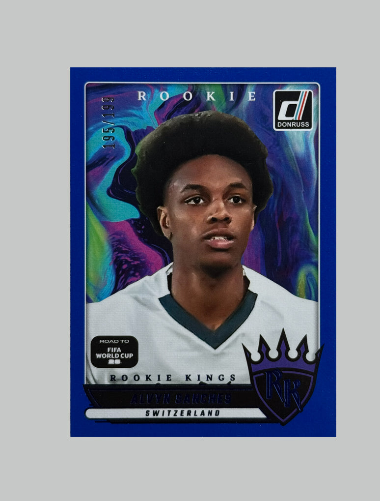 Panini Donruss Road to World Cup 2025-26 Alvyn Sanches Rookie Kings 195/199