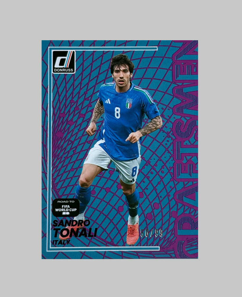 Panini Donruss Road to World Cup 2025-26 Sandro Tonali Craftsman 50/99