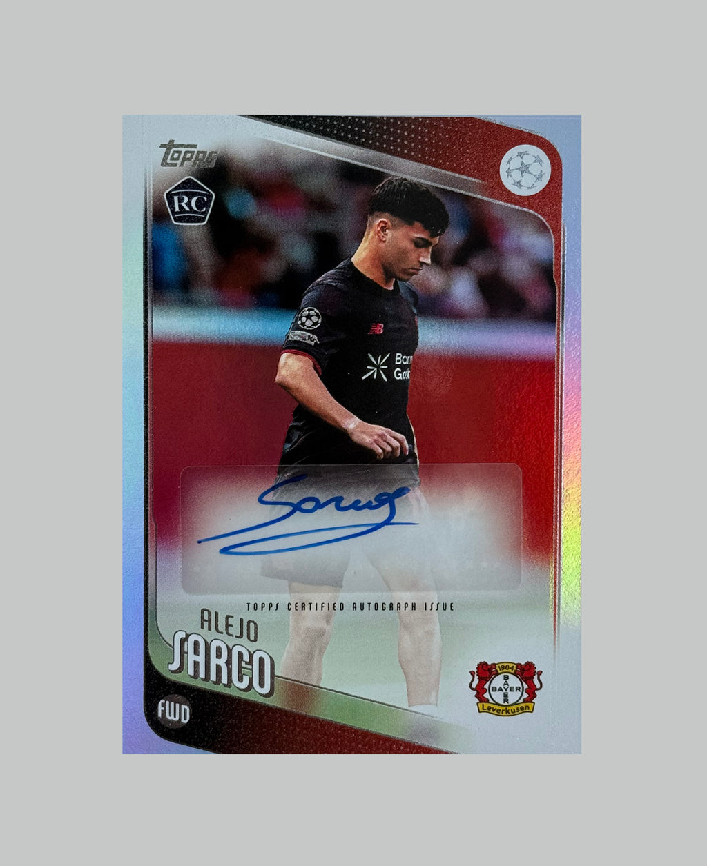 Topps UCC 2025-26 Alejo Sarco (RC) Auto