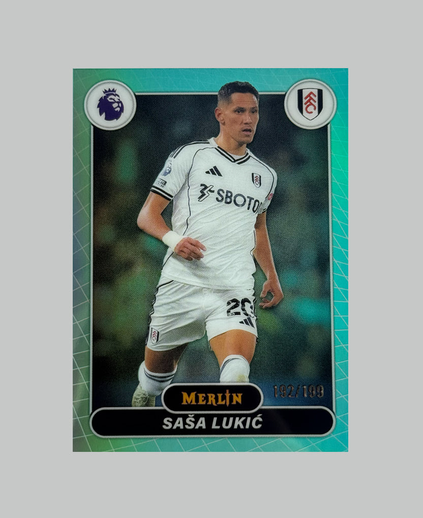 Topps Merlin Premier League 2025-26 Sasa Lukic 192/199