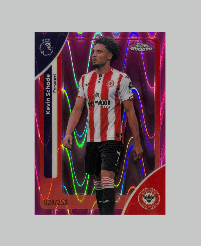 Topps Chrome Premier League 2026 Kevin Schade 024/250