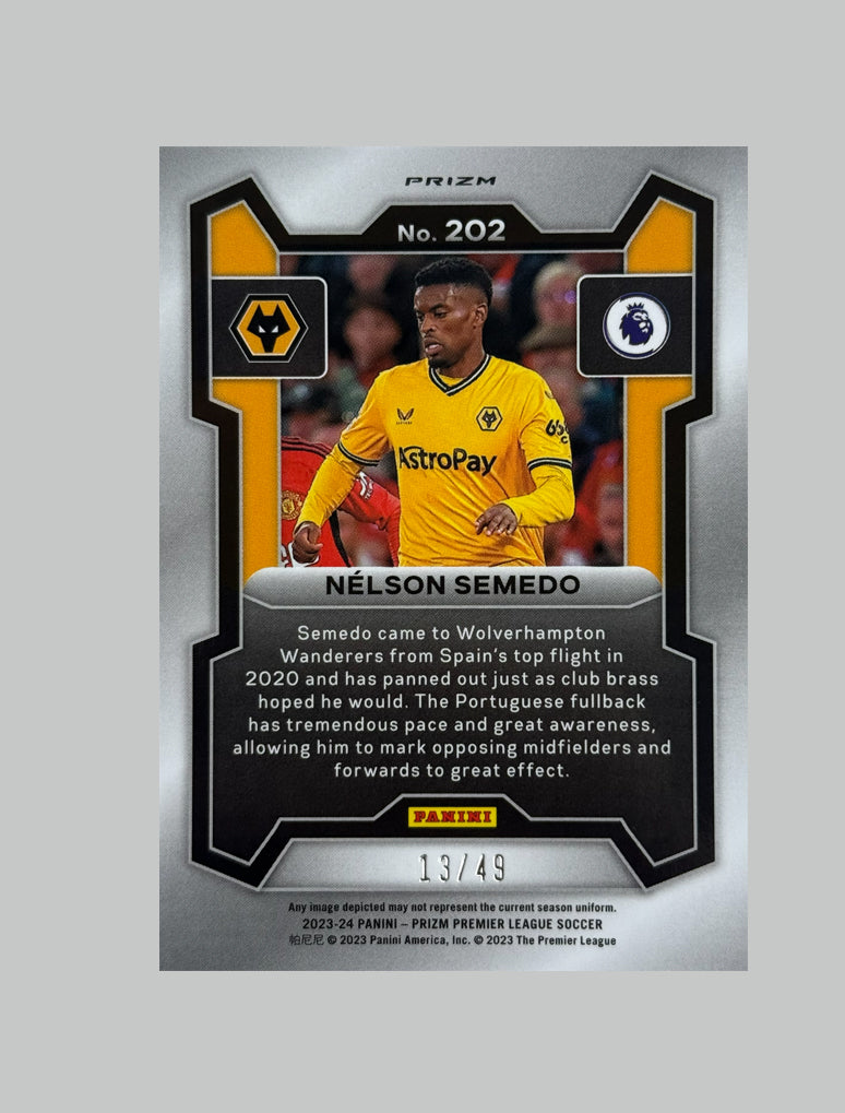 Panini Prizm Premier League 2023-24 Nelson Semedo 13/49