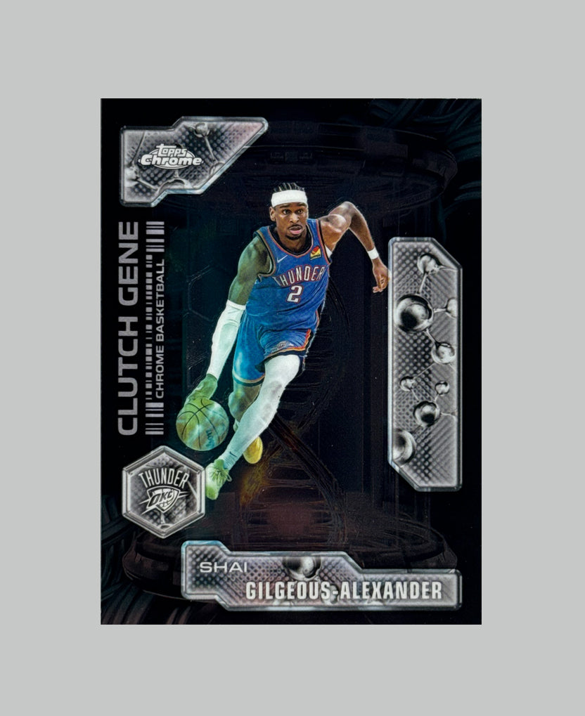 Topps Chrome Basketball 2025-26 Shai Gilgeous-Alexander Clutch Gene