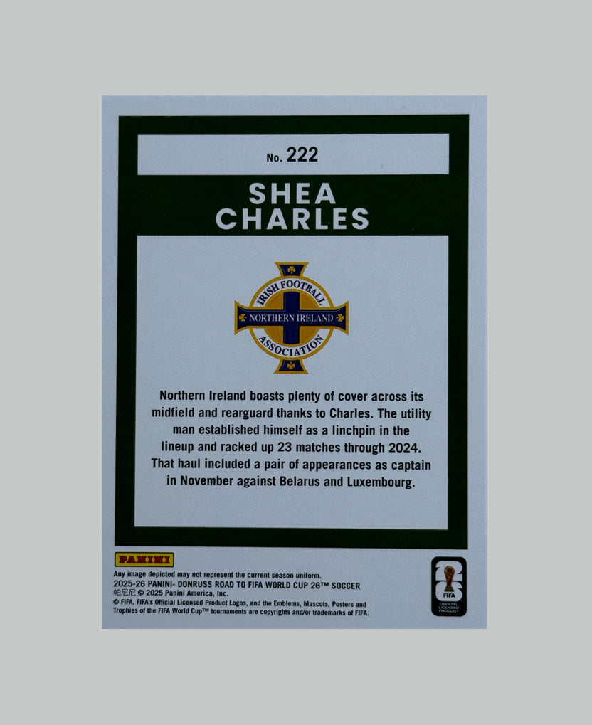 Panini Donruss Road to World Cup 2025-26 Shea Charles 85/99