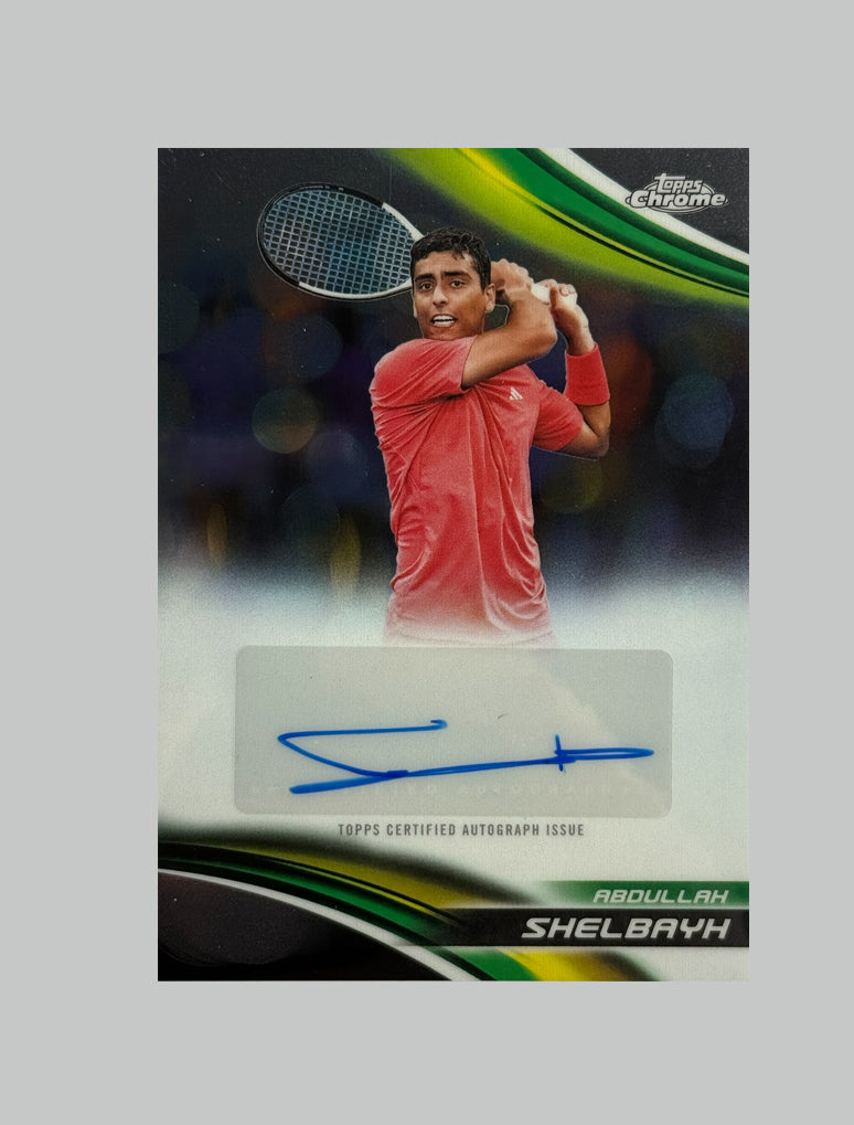 Topps Chrome Tennis 2025 Abdullah Shelbayh Auto