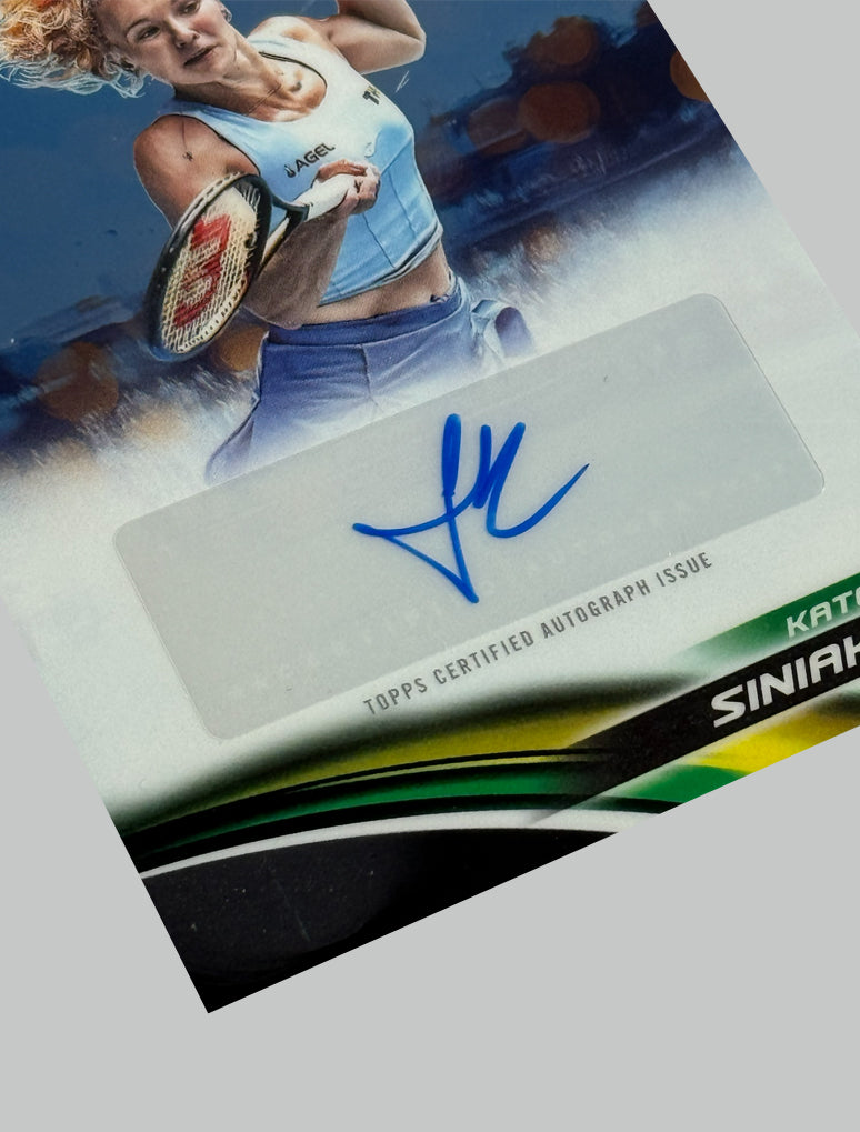 Topps Chrome Tennis 2025 Katerina Siniakova Auto
