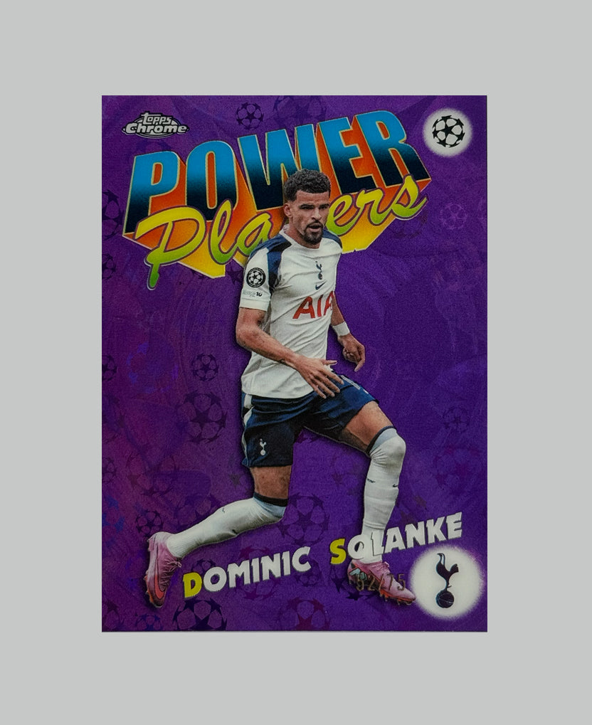 Topps Chrome UCC 2025-26 Dominic Solanke Power Players 52/75 Logofractor
