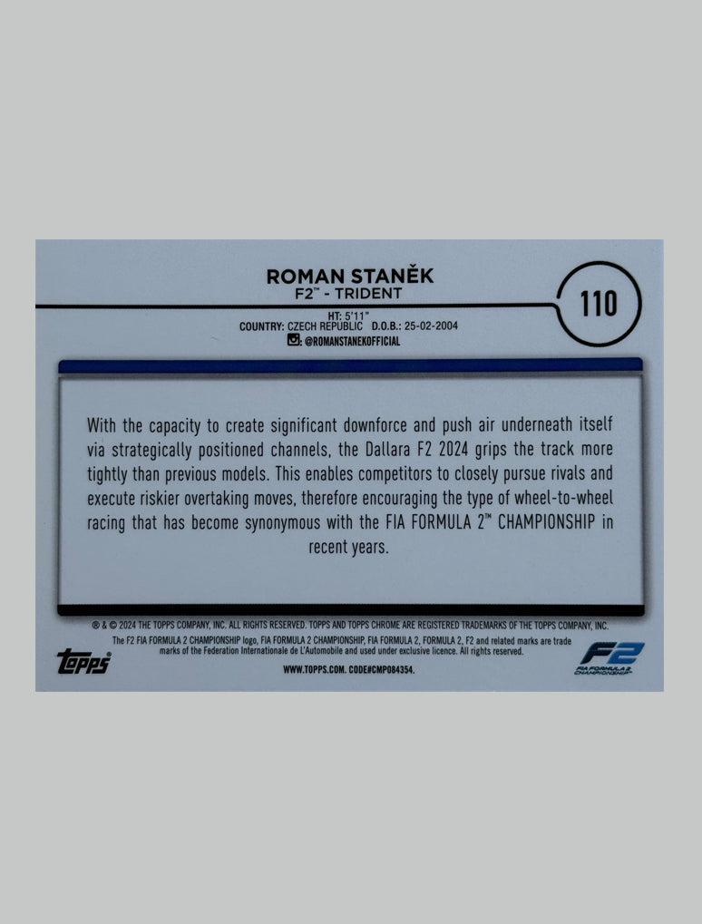 Topps Chrome F1 2024 Roman Stanek 115/199