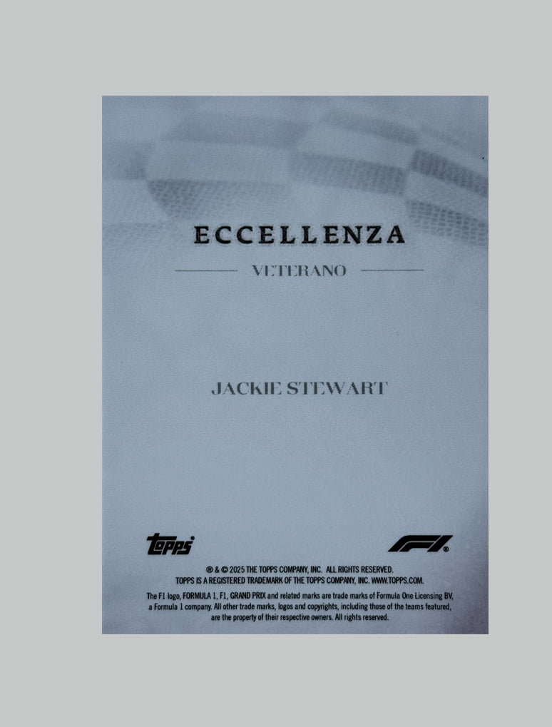Topps F1 Ecellenza 2025 Jackie Stewart