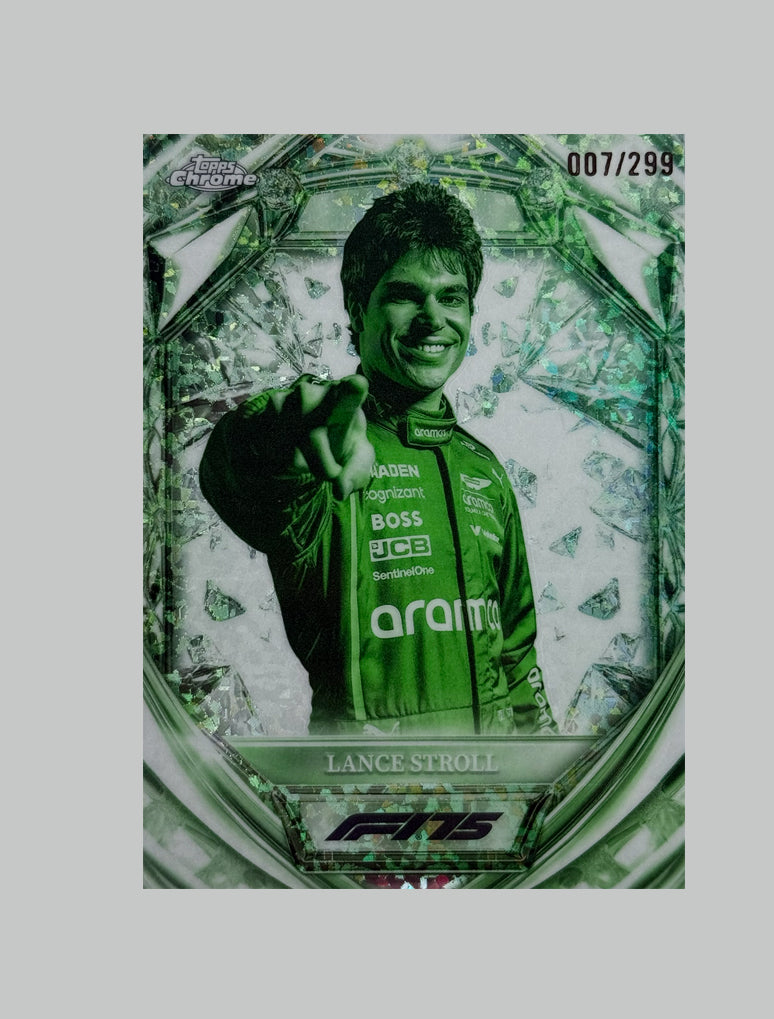 Topps Chrome F1 2025 Lance Stroll 007/299