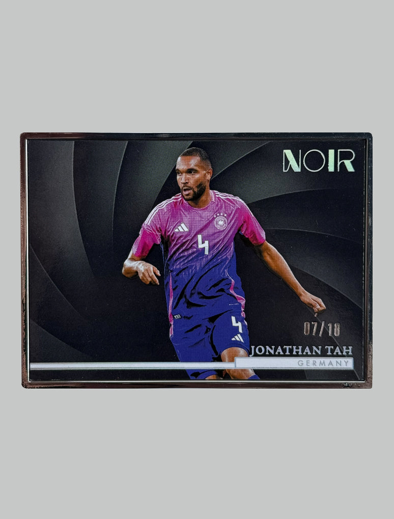 Panini Noir 2024-25 Jonathan Tah 07/10 Silver Frame