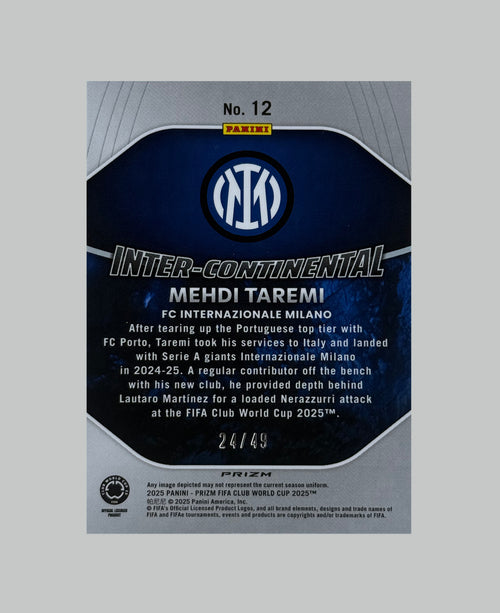 Panini Prizm Club World Cup Mehdi Taremi Inter-Continental 24/49