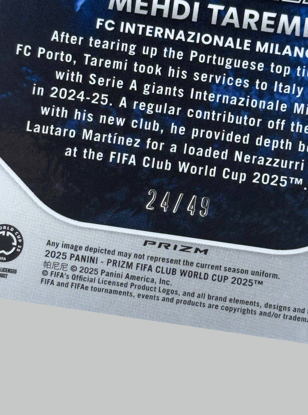 Panini Prizm Club World Cup Mehdi Taremi Inter-Continental 24/49