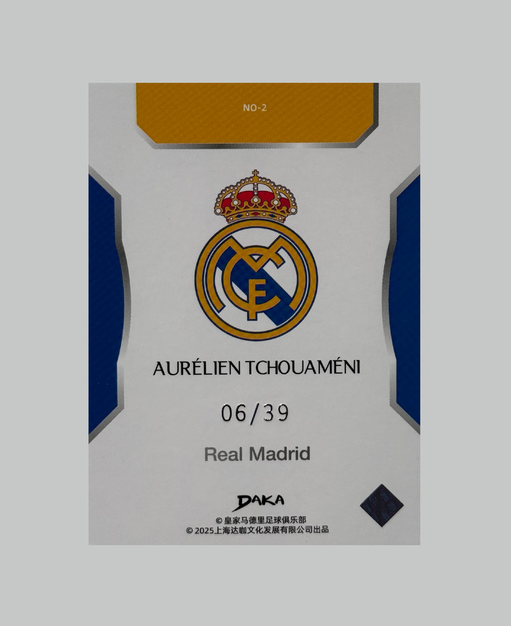 DAKA Europe Card Show Aurelien Tchouameni 06/39