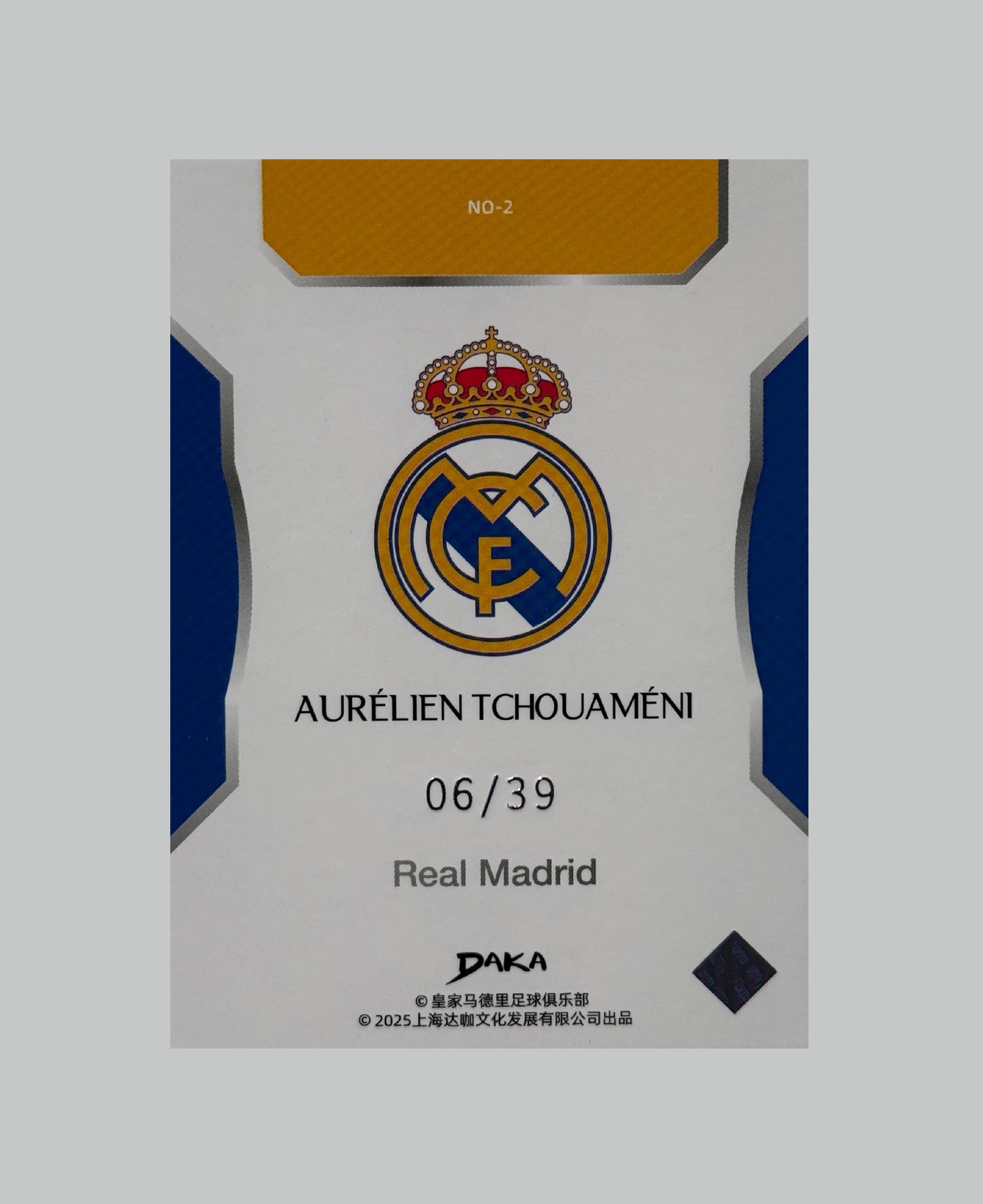 DAKA Europe Card Show Aurelien Tchouameni 06/39