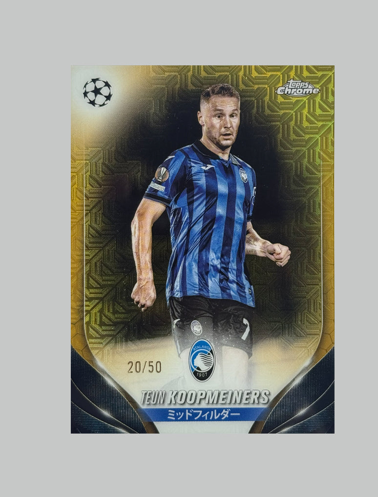 Topps Chrome Japan 2023-24 Teun Koopmeiners 20/50