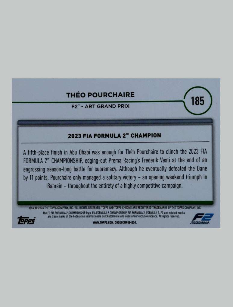 Topps Chrome F1 2024 Theo Pourchaire 146/199