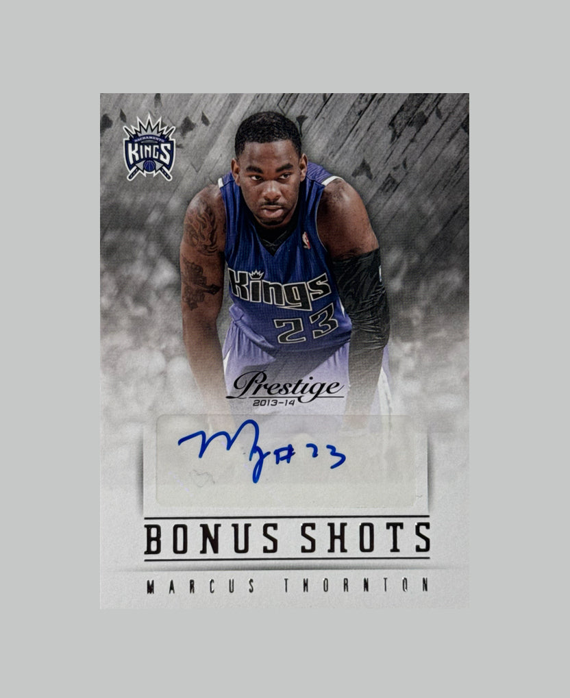 Panini Prestige 2013-14 Marcus Thornton Auto