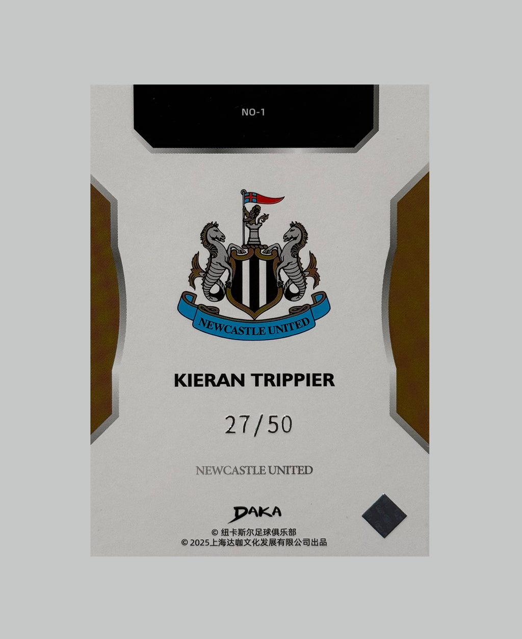 DAKA Europe Card Show Kieran Trippier 27/50
