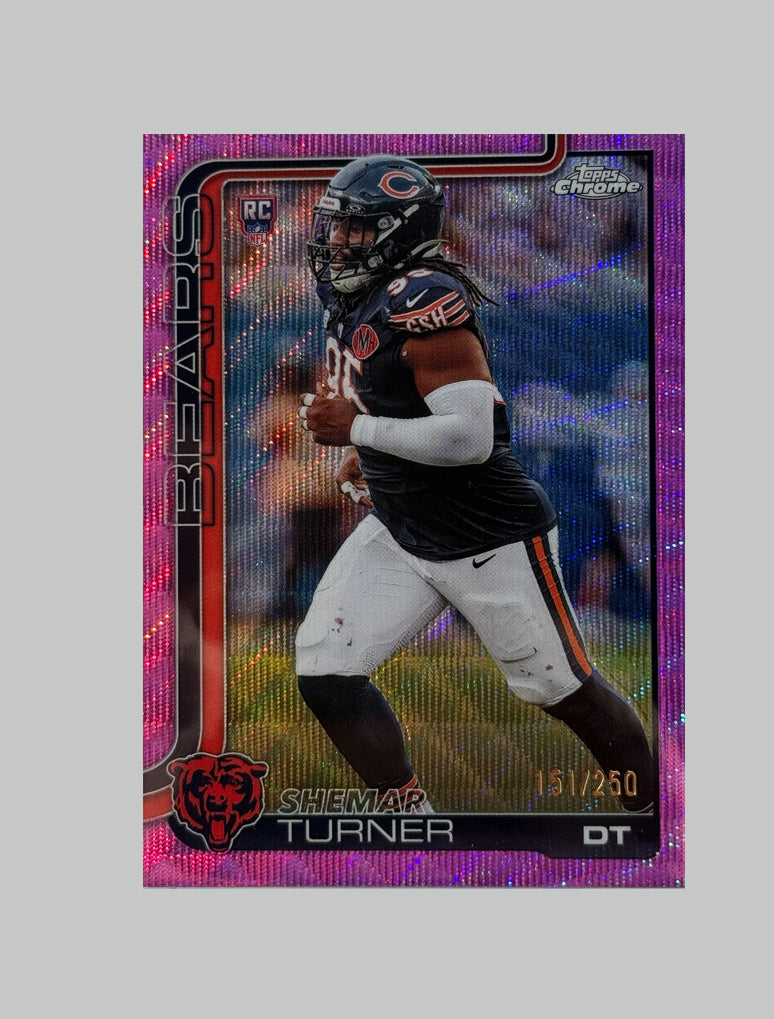Topps Chrome NFL 2025 Shemar Turner (RC) 151/250