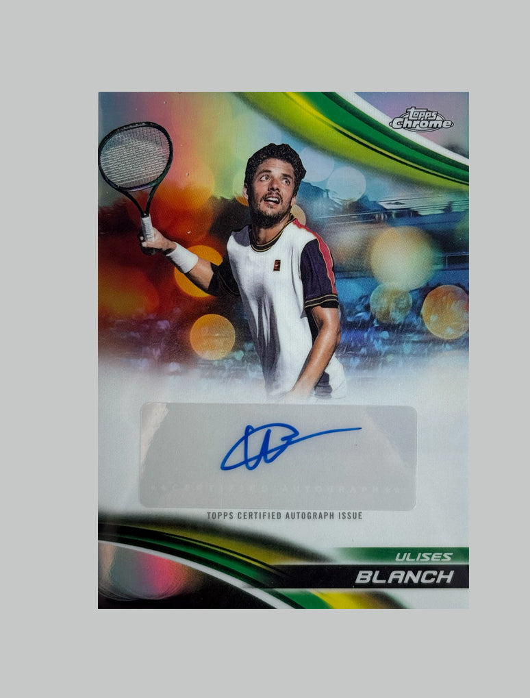 Topps Chrome Tennis 2025 Ulises Blanch Auto Refractor