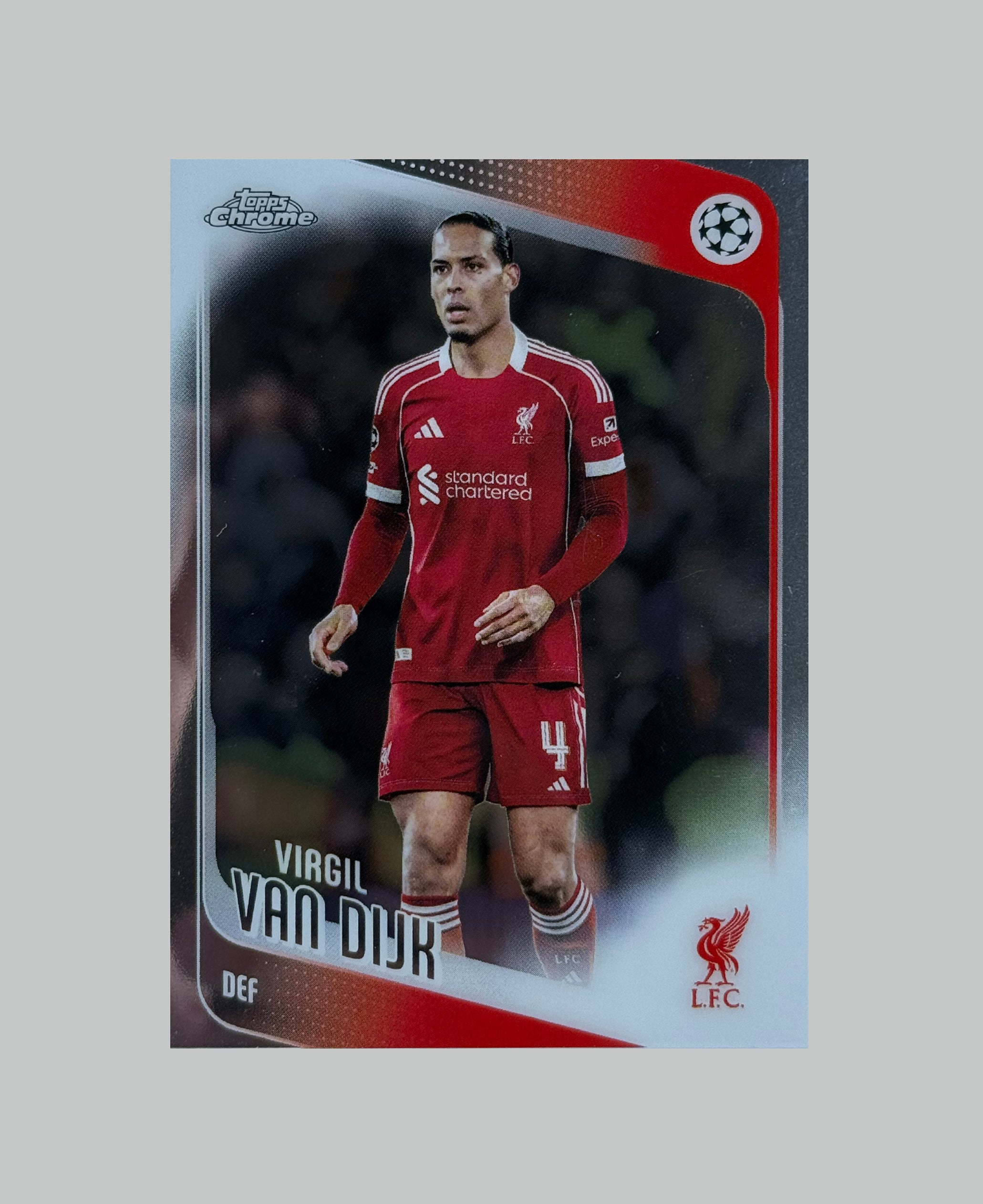 Topps Chrome UCC 2025-26 Virgil Van Dijk