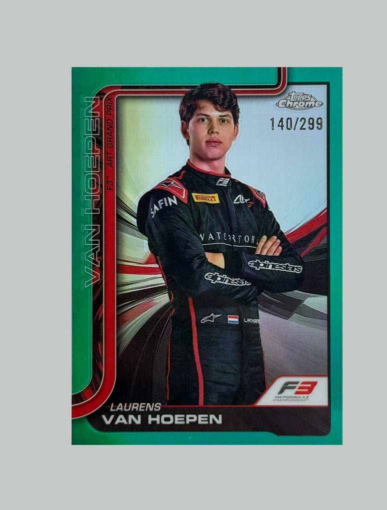 Topps Chrome F1 2025 Laurens Van Hoepen 140/299