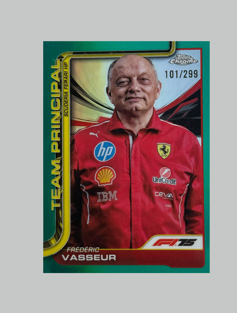 Topps Chrome F1 2025 Frederic Vasseur 101/299