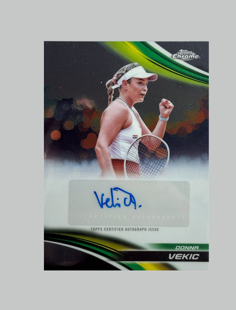 Topps Chrome Tennis 2025 Donna Vekic Auto