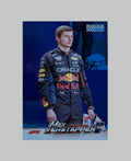 Topps Paddock Pass 2024 Max Verstappen Blue Refractor