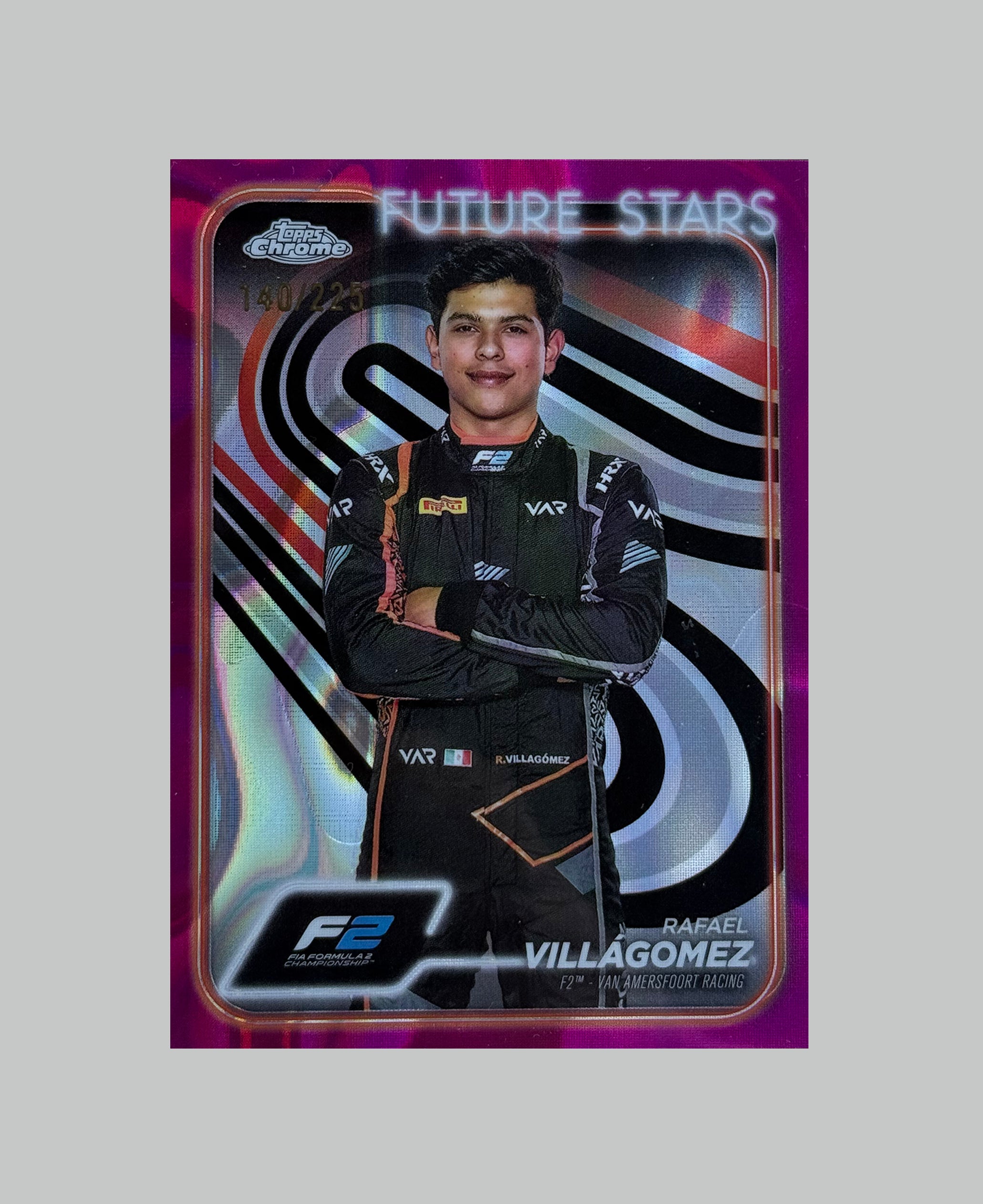 Topps Chrome F1 2024 Rafael Villagomez 140/225