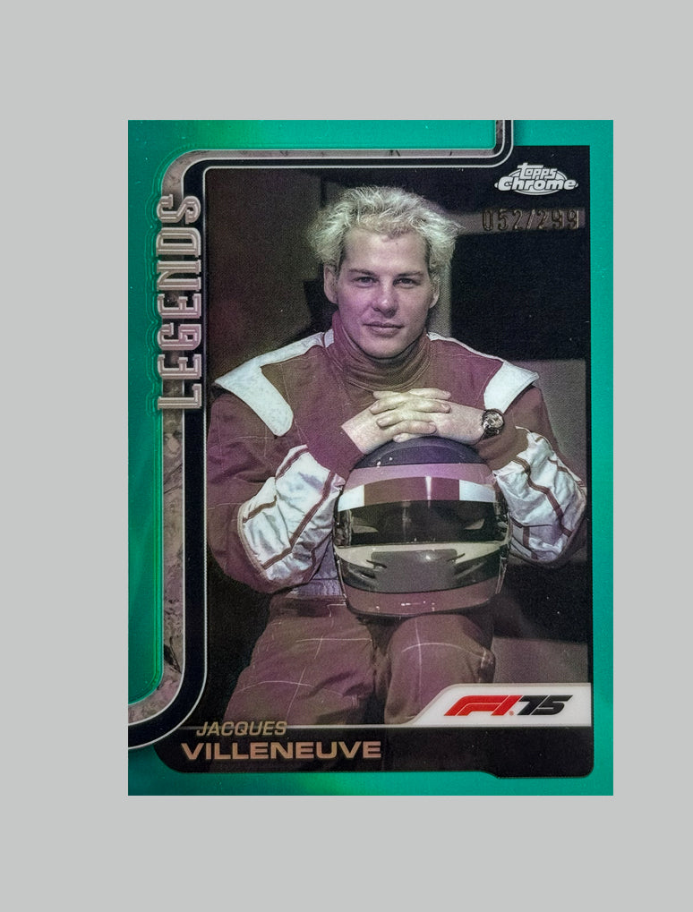 Topps Chrome F1 2025 Jacques Villeneuve 052/299