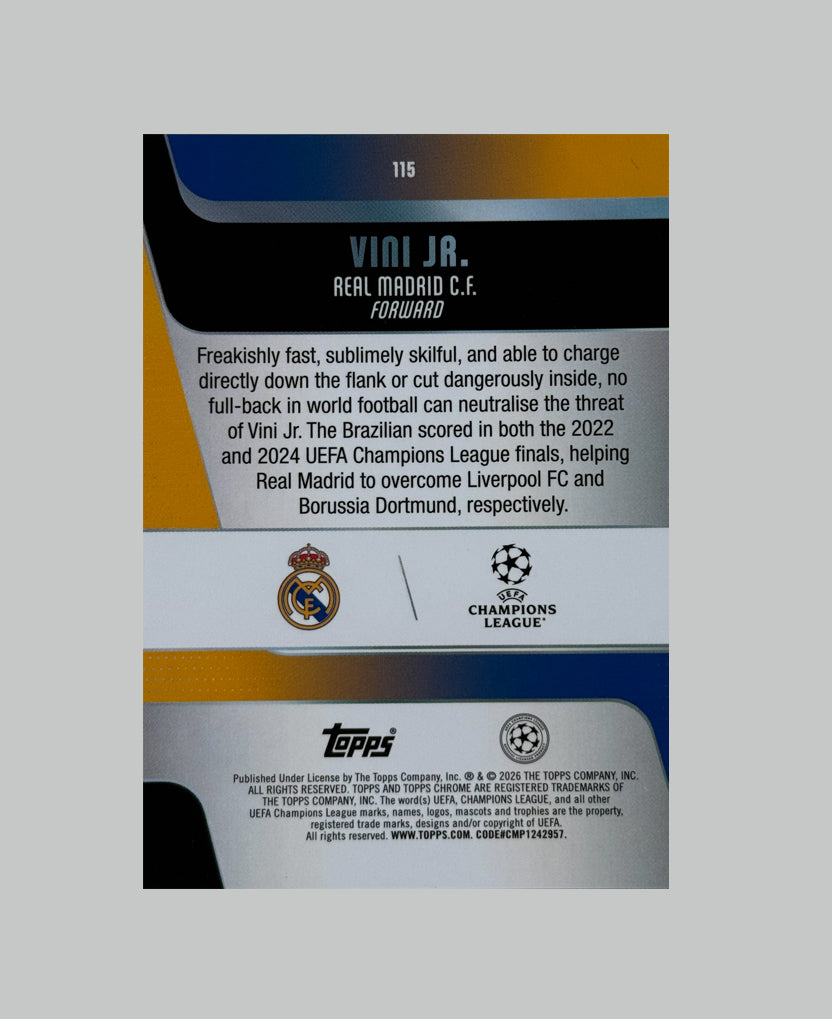Topps Chrome UCC 2025-26 Vinicius Jr. 065/150