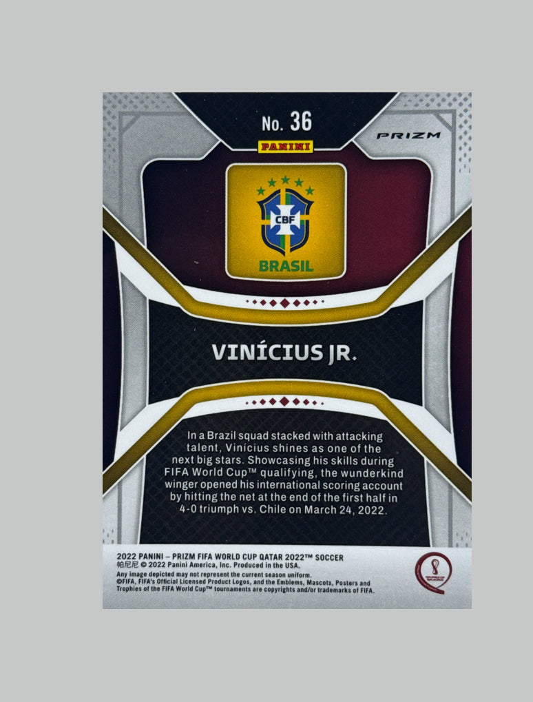 Panini Prizm World Cup 2022 Vinicius Jr.