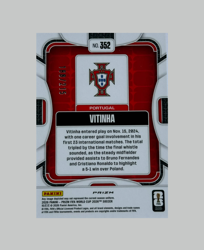 Panini Prizm World Cup 2026 Vitinha 188/215